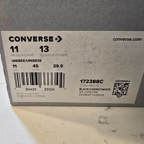 Converse Chuck Taylor All Star Pro Hi Sean Pablo Bleach 172388C MENS SIZE 11 NEW - Picture 8 of 8